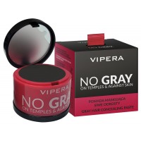 Тонуюча пудра-коректор для відростів волосся Vipera No Gray №04 чорна 7,7 г