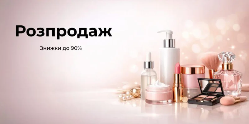 Распродажа косметики и аксессуаров со скидкой до 90%