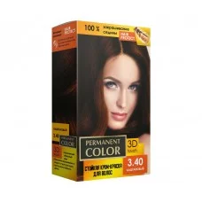 Крем-краска Аромат Permanent Color тон каштановый №3.40