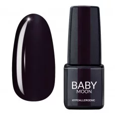 Гель лак Baby Moon Burgundy Gel polish №001 дымчатый баклажан 6 мл