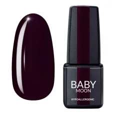Гель лак Baby Moon Burgundy Gel polish №010 брусничний темний 6 мл