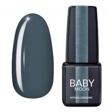 Гель лак Baby Moon Cold Ocean Gel polish №007 серый 6 мл
