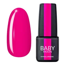 Гель лак Baby Moon Dolce Rose Gel polish №015 яскраво-рожевий з малиновим відливом 6 мл