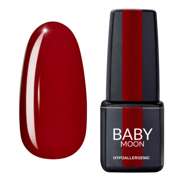 Гель лак Baby Moon Red Chic Gel polish №004 вишневый 6 мл
