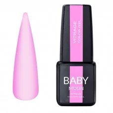 Гель лак Baby Moon Vitrage Collor Gel №01 пастельно-розовый, 6 мл