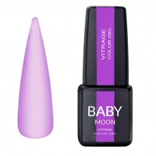 Гель лак Baby Moon Vitrage Collor Gel №02 фіолетовий, 6 мл