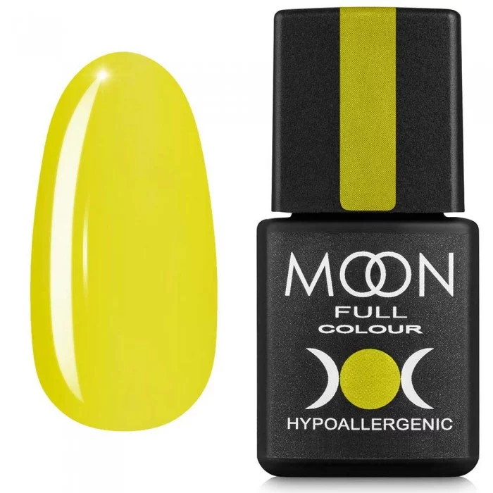 Гель лак Moon Full Breeze color №445 лимонний 8 мл, 5908254191565