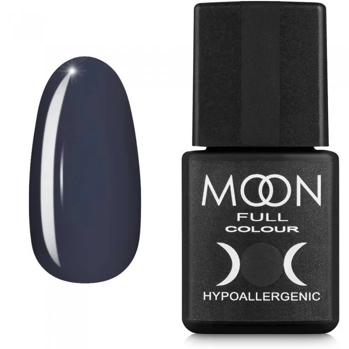 Гель-лак MOON FULL color Gel polish №152 темно-серый 8 мл