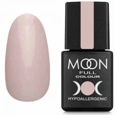 Гель-лак MOON FULL Opal color Gel polish №504 нежно-розовый полупрозрачный с мелким золотистым шиммером 8 мл