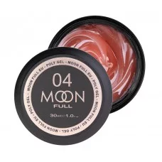Полігель для нарощування нігтів Moon Full Poly Gel № 04 натуральний  30 мл