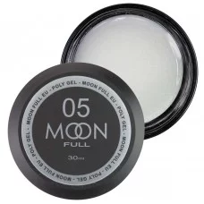 Полігель для нарощування нігтів Moon Full Poly Gel № 05 Перлинно-молочний 30 мл