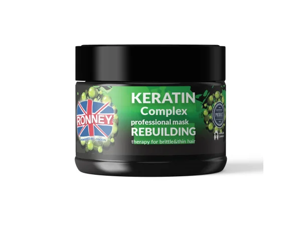 Маска кератинова RONNEY KERATIN COMPLEX для тонкого та ламкого волосся 300 мл