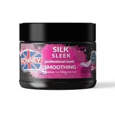 Маска протеиновая RONNEY SMOOTHING SILK AND SLEEK для тонких и тусклых волос 300 мл