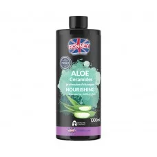 Шампунь увлажняющий RONNEY ALOE AND CERAMIDES для тусклых и сухих волос 1000 мл