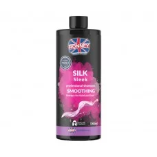 Шампунь разгладжучий RONNEY SMOOTHING SILK AND SLEEK для тонкого та тьяного волосся 1000 мл