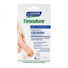Пластыри с мозольной подушечкой и клеевыми крепежными клапанами Timodore Dr.Ciccarelli 6шт