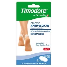 Пластырь от влажных мозолей dr.Ciccarelli Timodore для пят большие, 5 шт