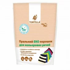 Пральний Еко порошок для кольорових речей 400г Tortilla