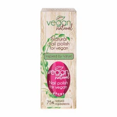 Лак для ногтей Vegan Natural №06 яркий малиновый 6 мл