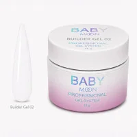 Моделирующий гель для ногтей Baby Moon Builder Gel, 15 мл № 02