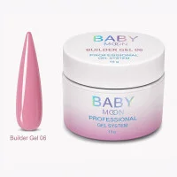 Моделирующий гель для ногтей Baby Moon Builder Gel, 15 мл № 06