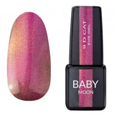 Гель лак Кошачий Глаз Baby Moon 9D Cat Eye gel CE#01, 6 мл