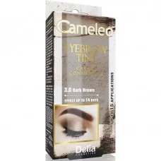 Крем-краска для бровей Delia Cosmetiсs Cameleo тон 3.0 темно-коричневая 15 мл