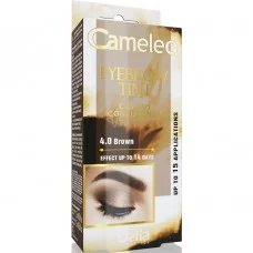 Крем-краска для бровей Delia Cosmetiсs Cameleo тон 4.0 коричневая 15 мл
