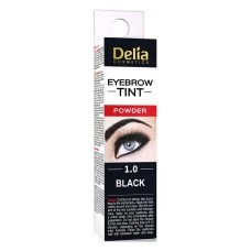 Фарба для брів Delia Cosmetics Henna Traditional 1.0 чорний 2 мл