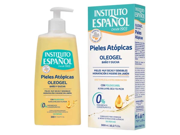 Гель для душу Instituto Espanol Atopical Oleogel без мила для чутливої шкіри, 300 мл
