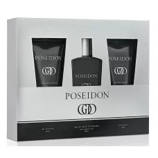 Косметичний набір для чоловіків Instituto Espanol POSEIDON GOLD  (туал.вода 100 мл + лосьйон п/гоління 100 мл)