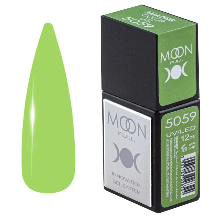 Гель-лак Moon Full Amazing Color Gel polish № 5059, 12 мл