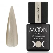 Гель лак Moon Full Ceramic Cat Eye gel №SC533 Сріблястий міраж, 8 мл