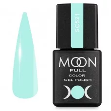 Гель-лак MOON FULL color Gel polish № SC 521 мятний, 8 мл