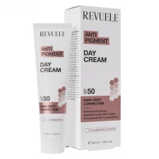 Крем REVUELLE ANTI PIGMENT денний SPF 50 тонуючий, 40 мл