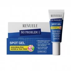 Спот-гель REVUELLE NO PROBLEM с AHA-BHA-PHA кислотами и чайным деревом 25 мл