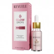 Сияющая сыворотка REVUELE GLOW DROPS Rose Quartz, 20 мл