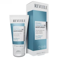 Зволожуючий крем для обличчя REVUELLE DOUBLE HYALURON + B5, 50 мл