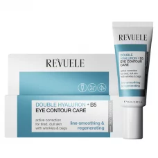 Крем для контура глаз REVUELLE DOUBLE HYALURON+B5, 25 мл