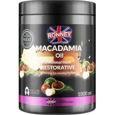 Маска укрепляющая RONNEY MACADAMIA OIL для слабых и сухих волос 1000 мл