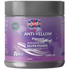 Маска RONNEY Professional SILVER POWER Anti-Yellow Pigment 1000 мл
