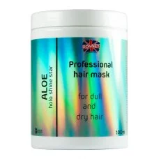 Зволожуюча маска RONNEY HoLo Shine Star Aloe для тьмяного та сухого волосся 1000 мл