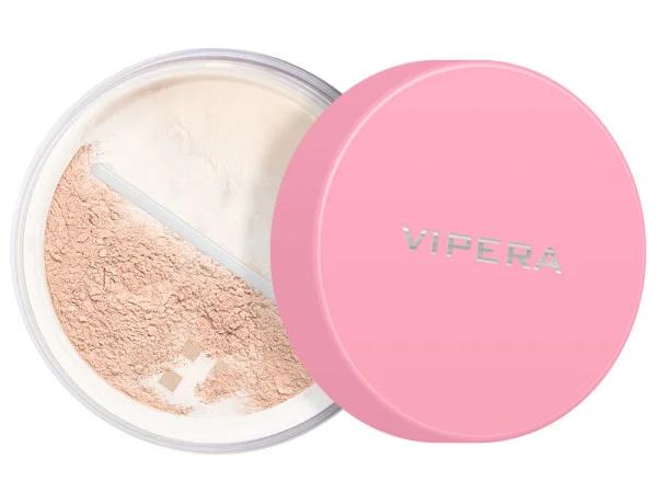 Розсипчата пудра з УФ-фільтром Vipera Face Loose Powder № 015 напівпрозора висвітлююча 15 г